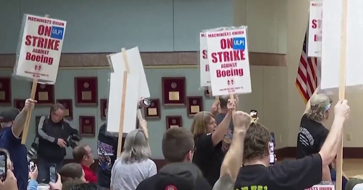 Boeing workers go on strike after rejecting new labor contract