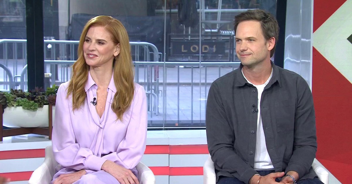Sarah Rafferty, Patrick J. Adams talk ‘Suits’ podcast ‘Sidebar’