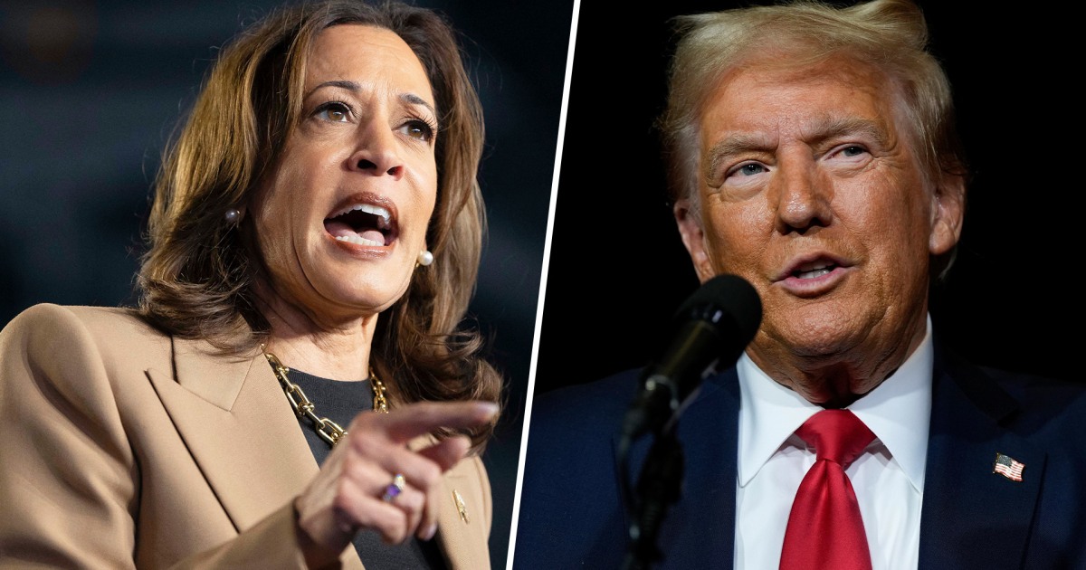 Harris and Trump hit campaign trail with 24 days until election day