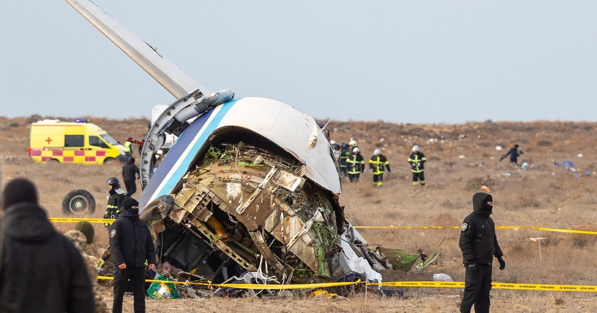 New video emerges of moments before plane crash in Kazakhstan