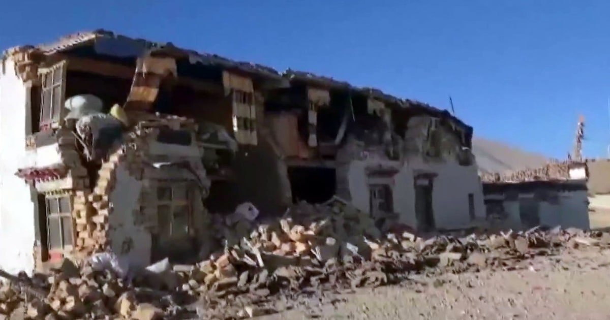 The race is on to find survivors after a 7.1 magnitude earthquake hits China
