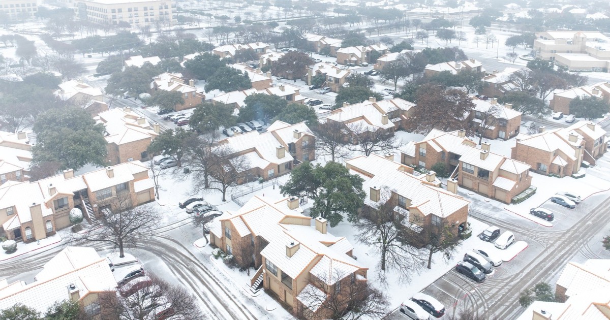 Tormenta invernal trae nieve, lluvia y aguanieve récord al sur Tormenta invernal trae nieve, lluvia y aguanieve récord al sur
