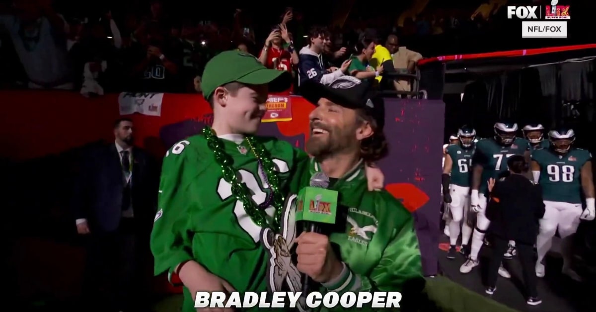 8-year-old Eagles fan on Super Bowl moment with Bradley Cooper