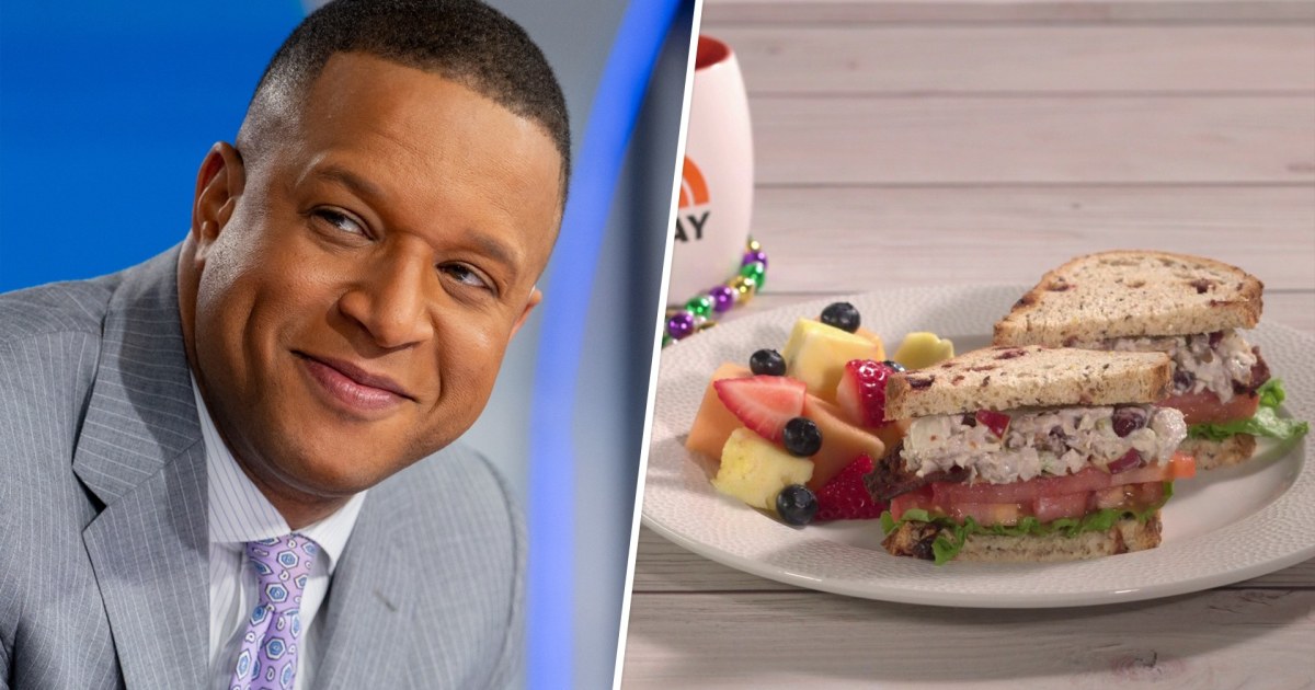 Craig Melvin creates a new sandwich for the Today Cafe!