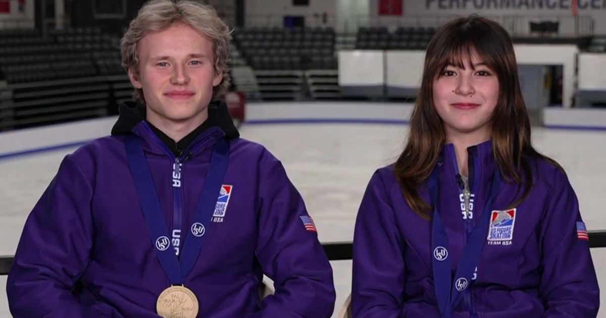 Figure skaters Alysa Liu, Ilia Malinin talk world championship wins