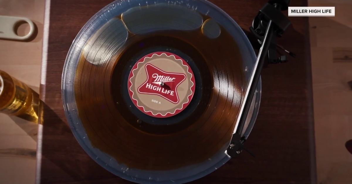 Miller High Life releases record infused with real beer inside