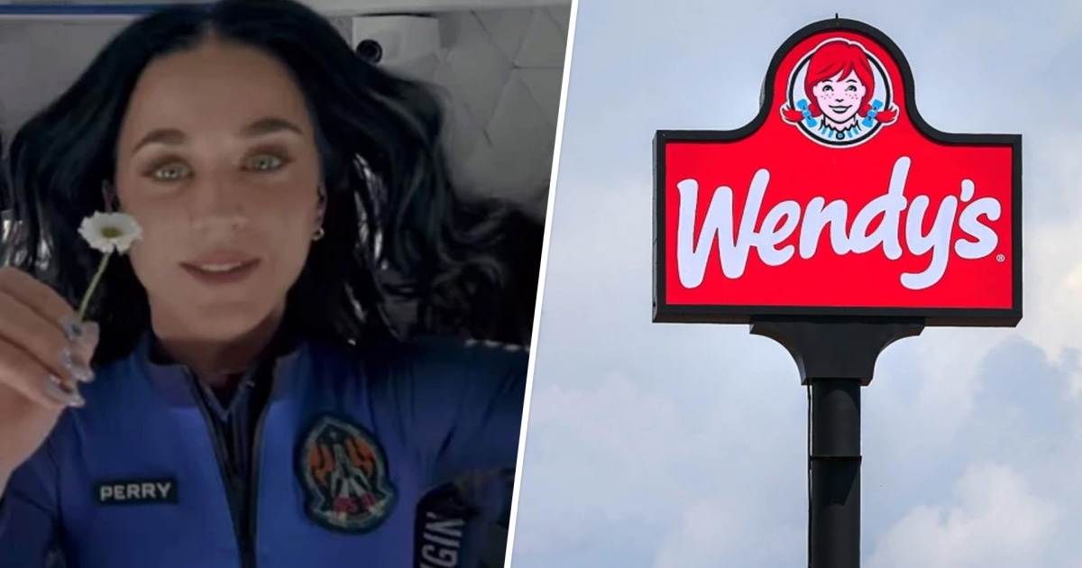 Wendy's starts beef with Katy Perry after Blue Origin flight