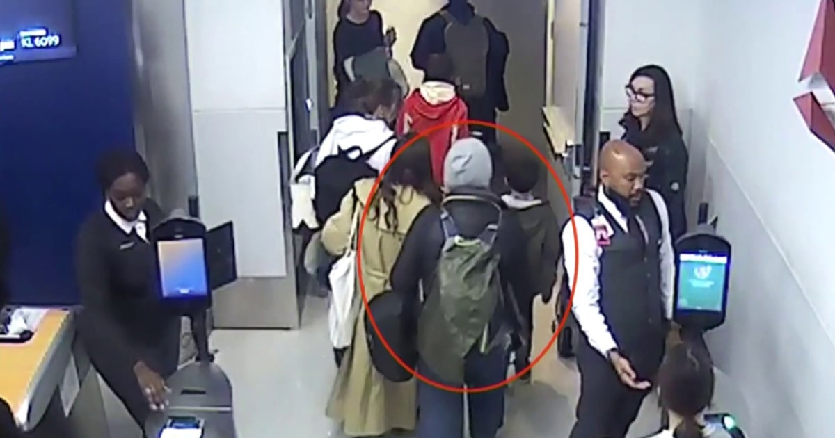 New video shows accused stowaway sneaking on flight to Paris