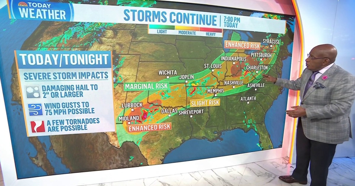 Severe weather set to impact millions as storm moves across US