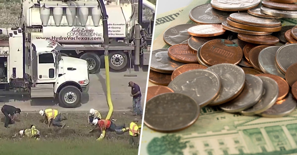 Semitruck crashes, spills 800,000 worth of dimes onto highway