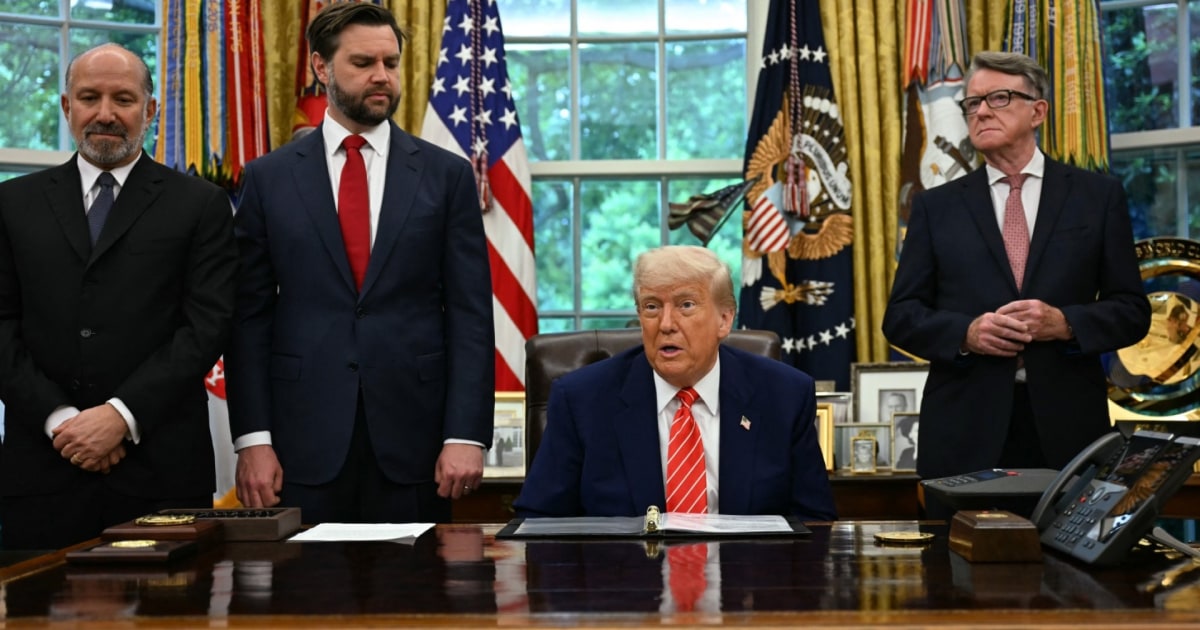 Trump announces trade deal with UK, first since his global tariffs
