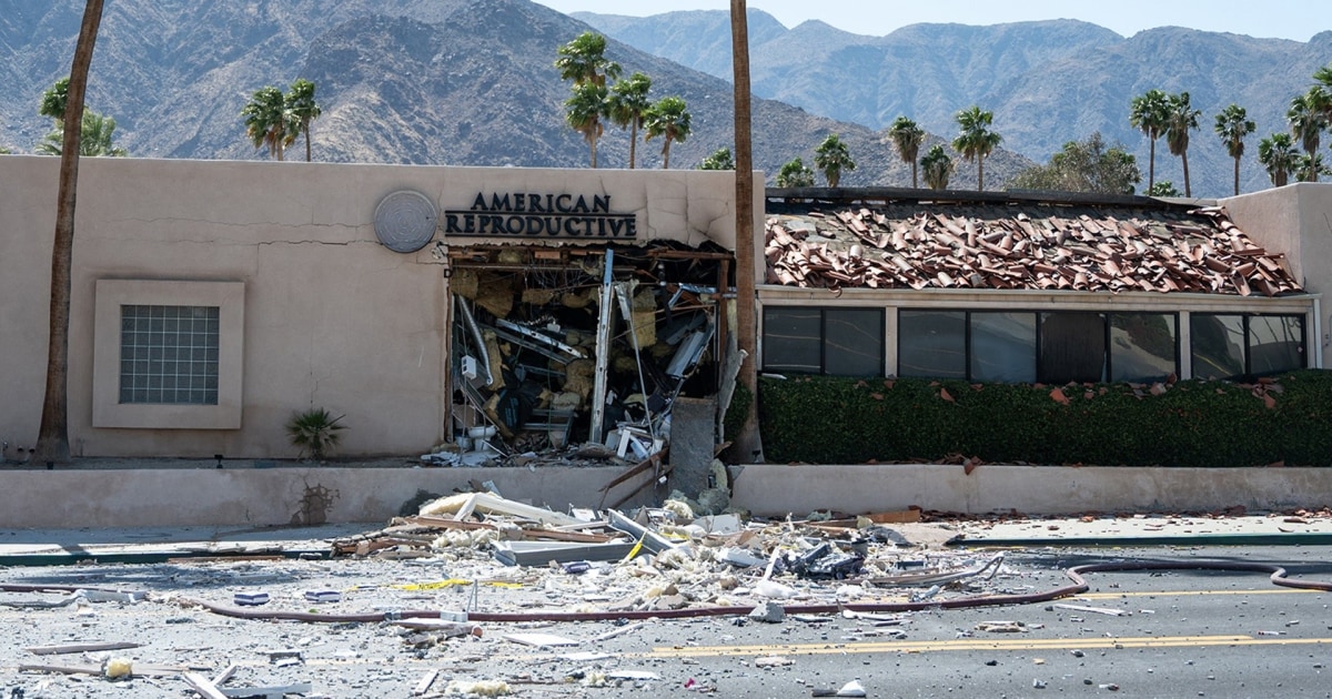 Police say Palm Springs bombing near fertility clinic was intentional