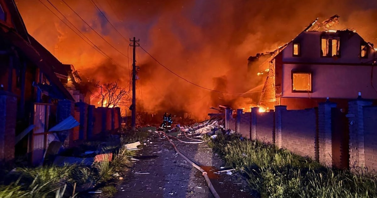 Russia hits Ukraine with largest aerial attack in war so far