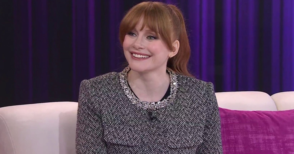 Bryce Dallas Howard Talks ‘Deep Cover,' Reveals New Hobby, More