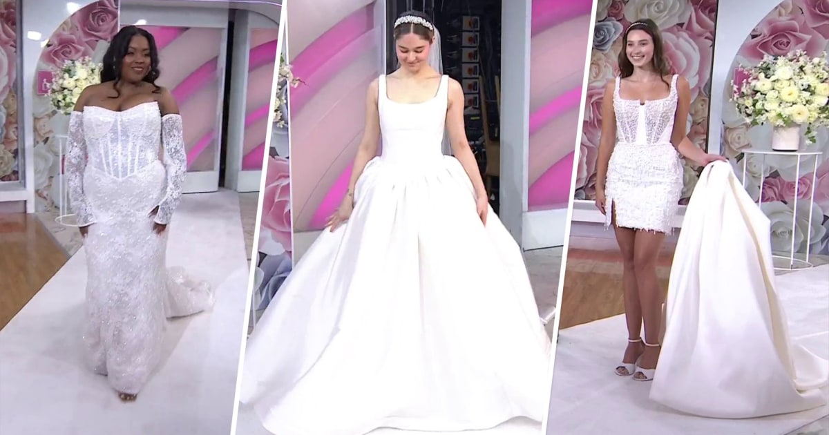 Summer Wedding Dress Trends: 2-in-1 Transitions, Gloves, More