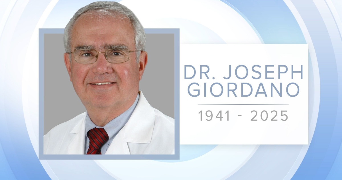 Dr. Joseph Giordano, Who Saved Pres. Reagan’s Life, Dies at 84