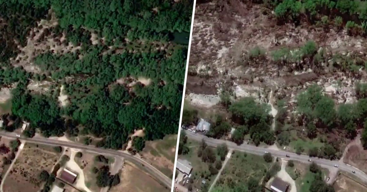 Satellite Images Show Scope of Devastation From Texas Floods