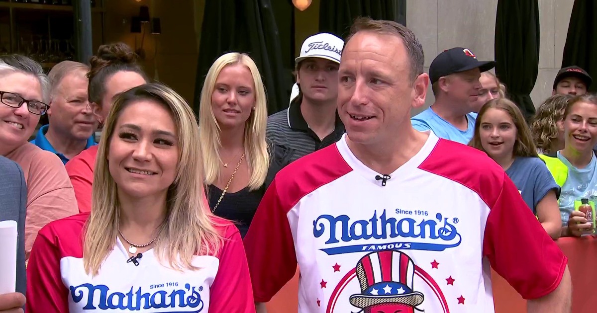 Joey Chestnut and Miki Sudo Talk 2025 Hot Dog Eating Contest