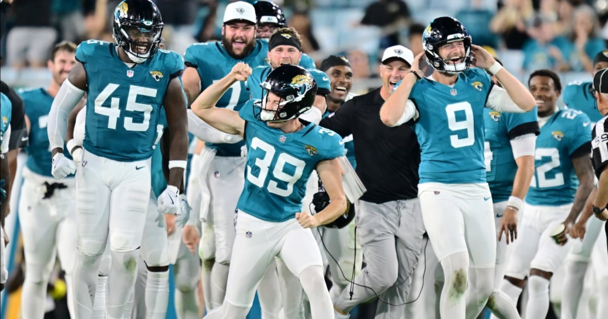 Jaguars Kicker Cam Little Hits 70-Yard Field Goal