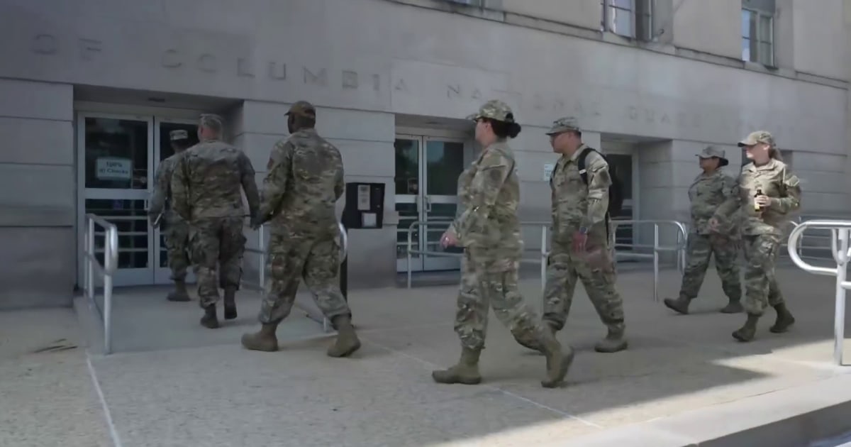 National Guard Deployed to DC Amid Trumps Push to Cut Crime