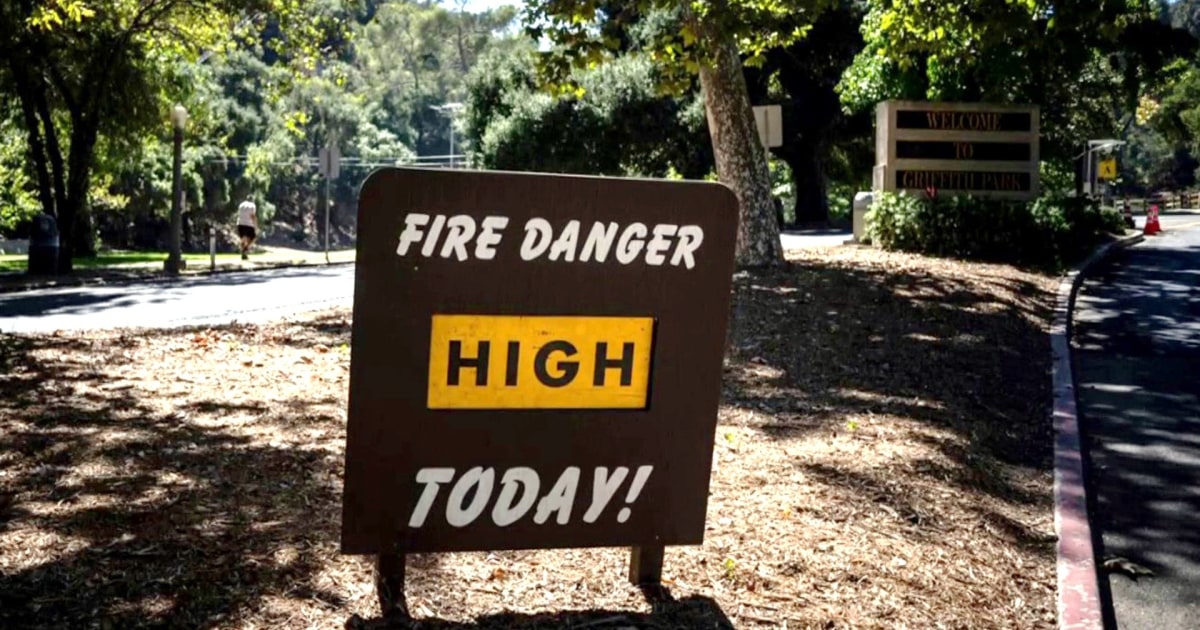 El sur de California enfrenta calor extremo, riesgo de incendio