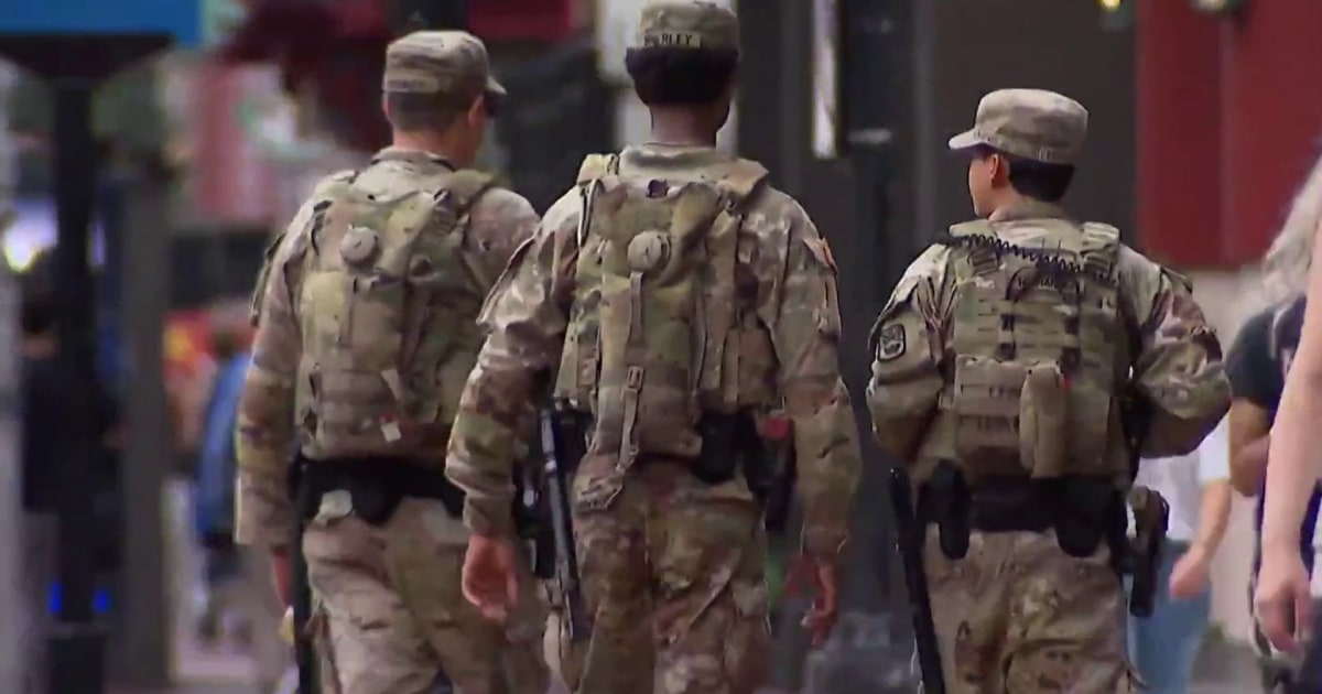 National Guard Troops in Washington, DC Begin Carrying Firearms