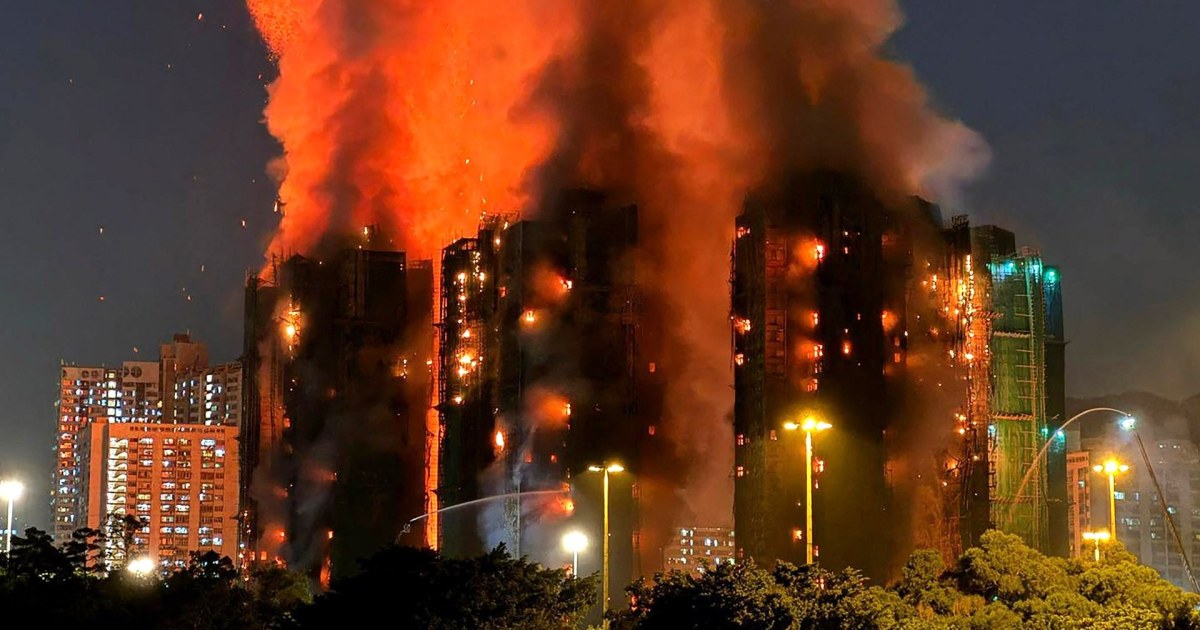 Rescue Crews Search for Survivors After Deadly Hong Kong Fire