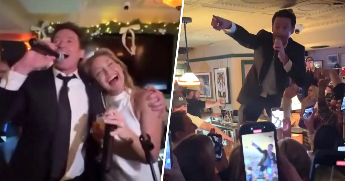 Hugh Jackman, Kate Hudson Surprise Bar Patrons With Singalong