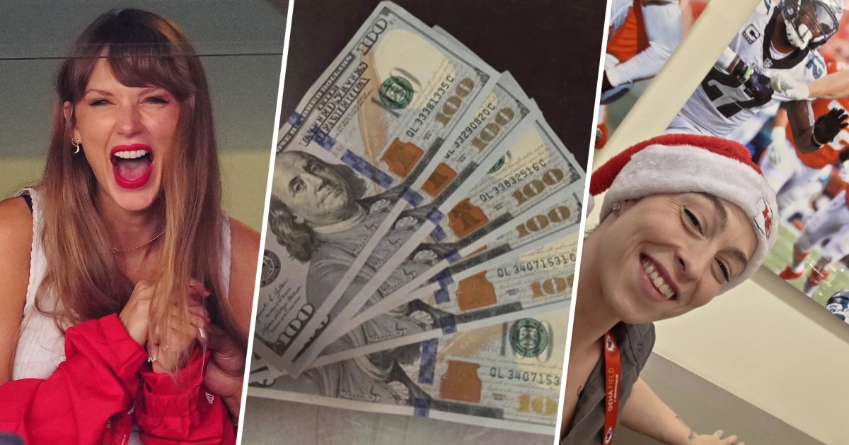 Taylor Swift Gifts Chiefs Employee 0 for Working on Christmas