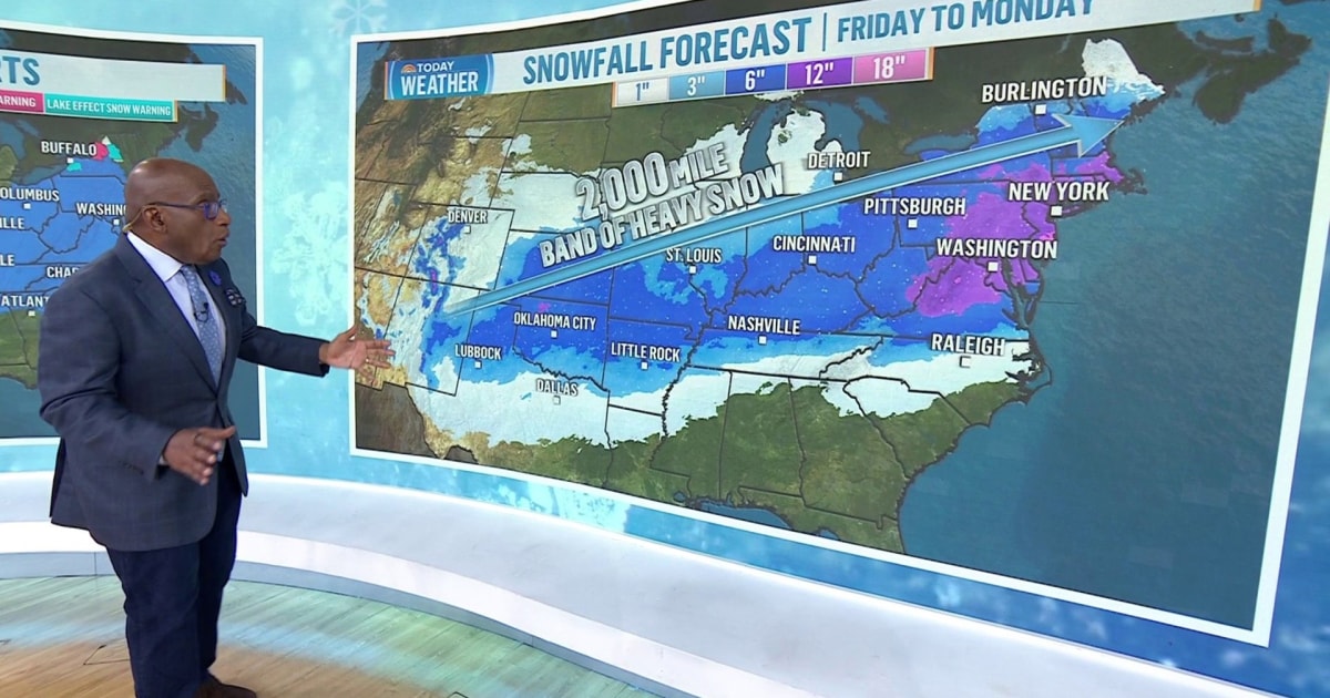 Winter Storm Set to Bring Heavy Snow and Brutal Cold Across US