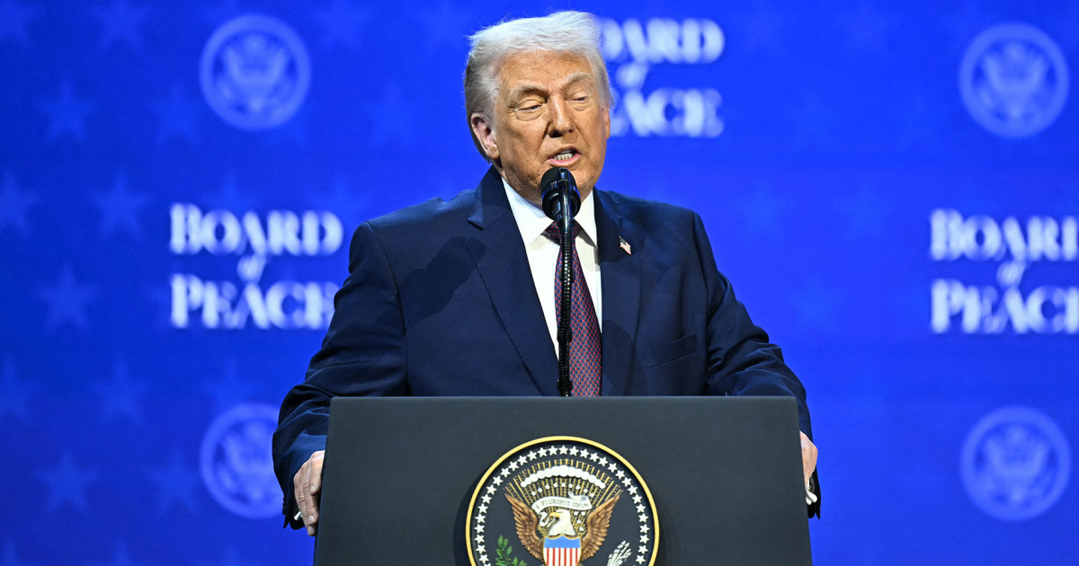 Trump Drops Greenland Tariff Threat, Unveils 'Board of Peace'