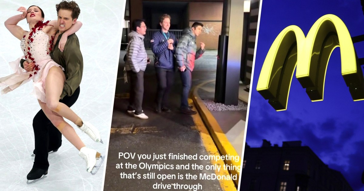 Olympic Ice Dancers Go to Italian McDonald’s After Competition