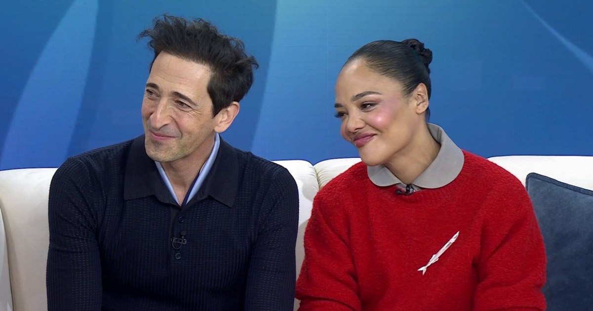 Adrien Brody and Tessa Thompson Talk Broadway Play ‘Fear of 13’
