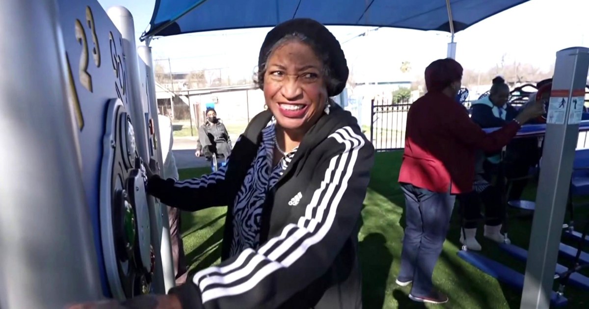 On #SundayTODAY: @PriscillaWT has our #SundaySpotlight on the playgrounds popping up across the country, meant to keep seniors active and fit.