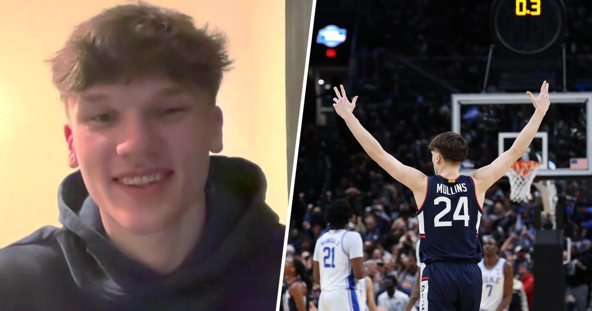 UConn's Braylon Mullins Talks 3-Point Buzzer Beater Against Duke