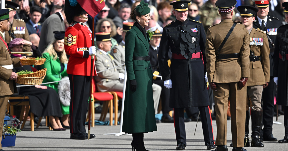 Kate Irish Kate Middleton Joins Irish Guards for St. Patrick’s Day Parade