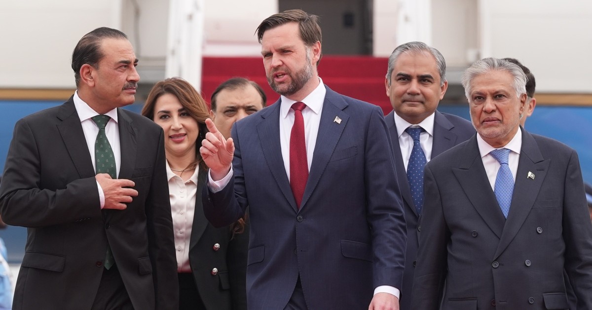 VP Vance Arrives in Pakistan for Peace Talks Between US and Iran VP Vance Arrives in Pakistan for Peace Talks Between US and Iran