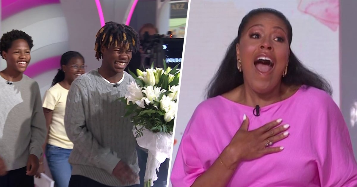Sheinelle Jones' 3 Kids Surprise Her On-Air for Her Book Debut