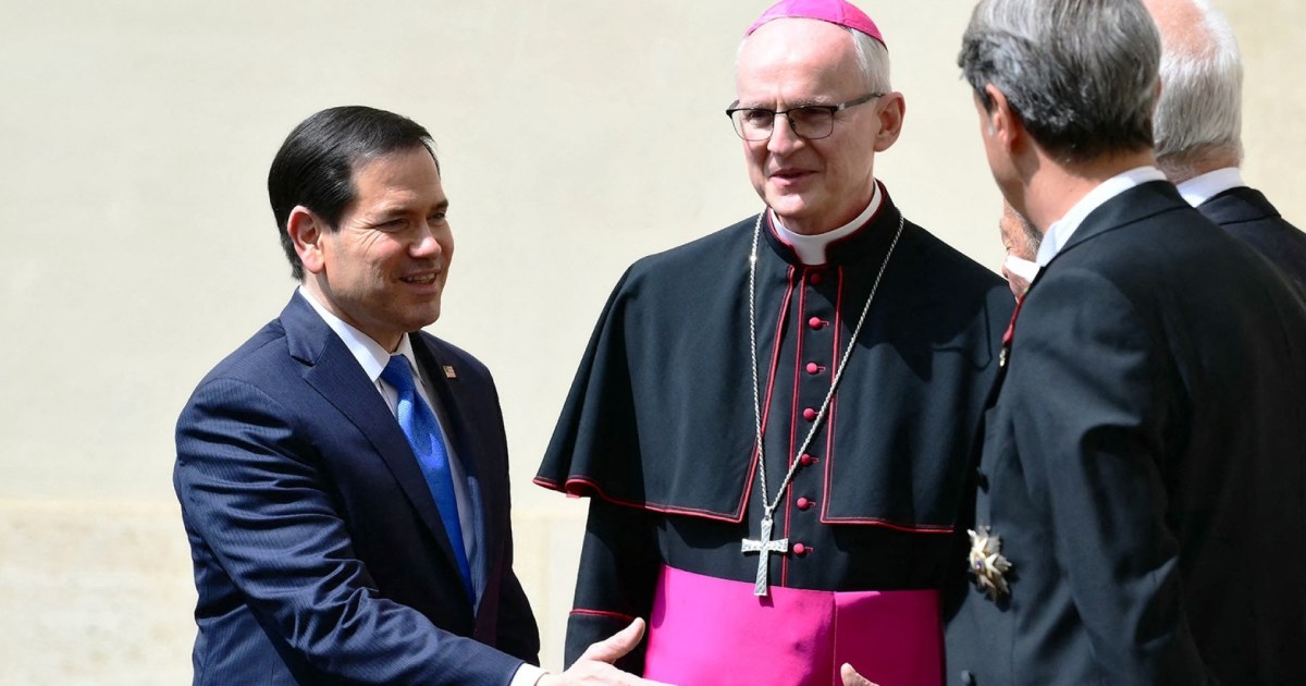 Marco Rubio Meets With Pope Leo XIV Over Iran War and Cuba