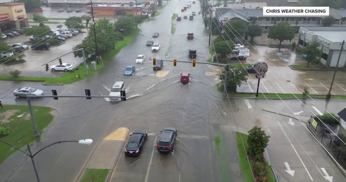A round of intense storms and high winds swept across much o