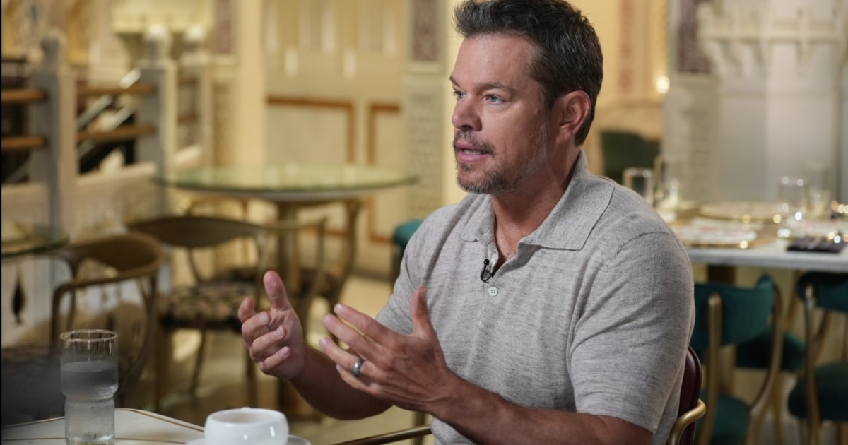 Matt Damon on His Iconic Movie Lines, Artists Equity, Water.org
