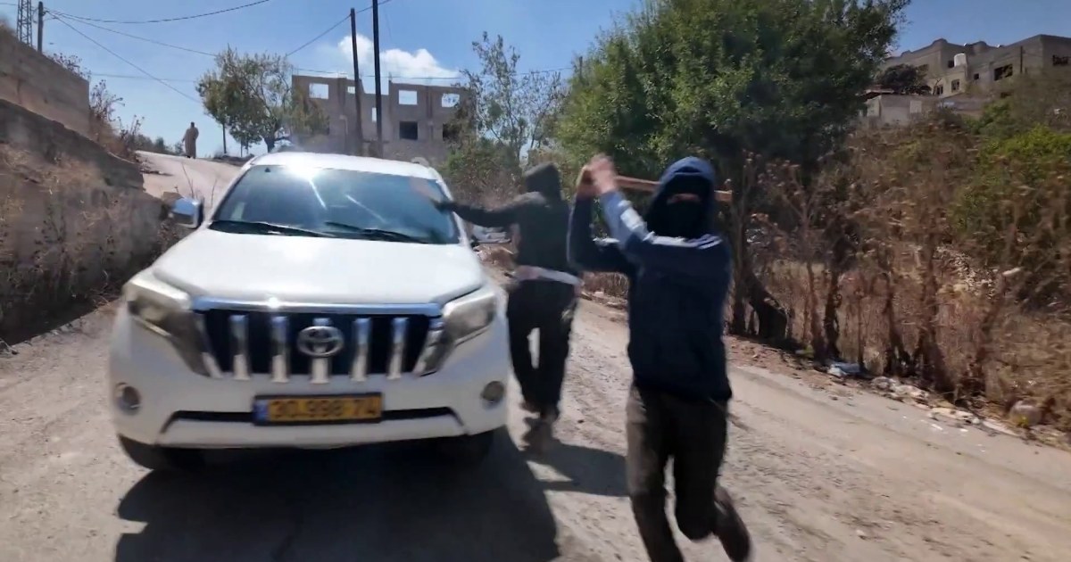 NBC Crew, Palestinian Woman Attacked by Masked Israeli Settlers