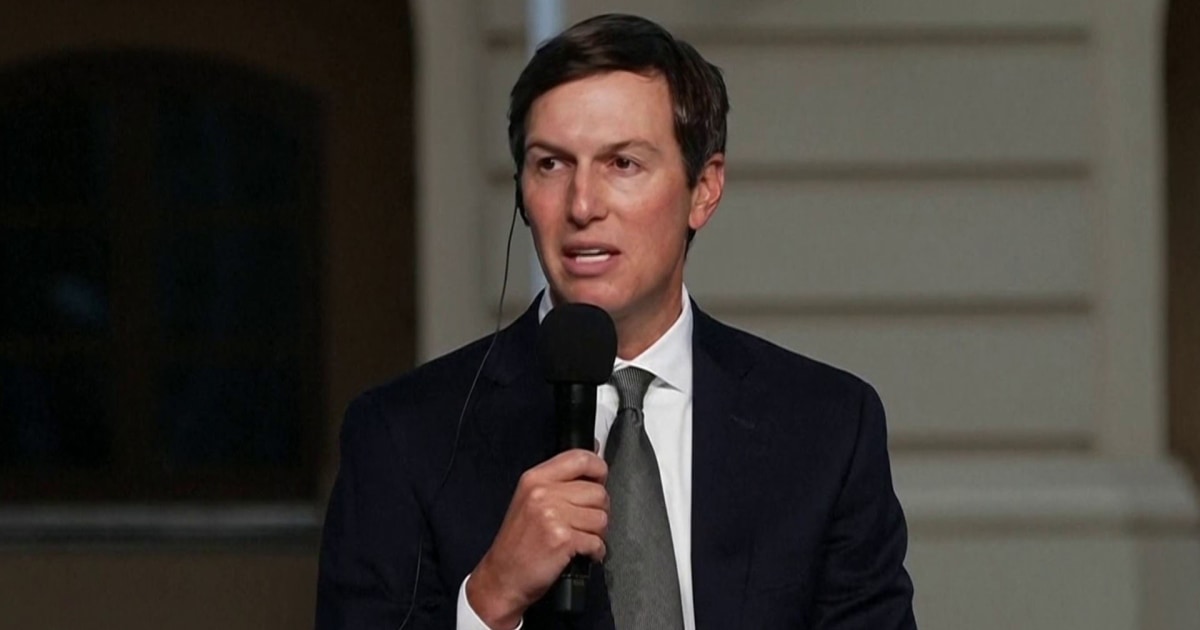 Jared Kushner Defends Record Amid New Russia-Ukraine Talks