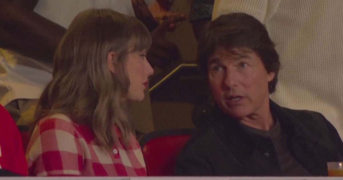 Taylor Swift Cheers on Husband Travis Kelce With Tom Cruise