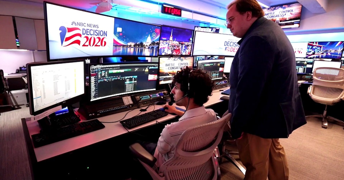 Go Behind the Scenes of NBC News’ Decision Desk Go Behind the Scenes of NBC News’ Decision Desk
