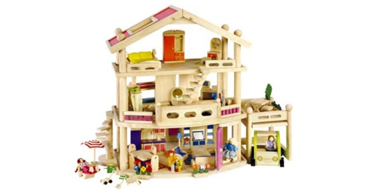 Battat社 3階建て 木製 ドールハウス wooden doll house - 知育玩具