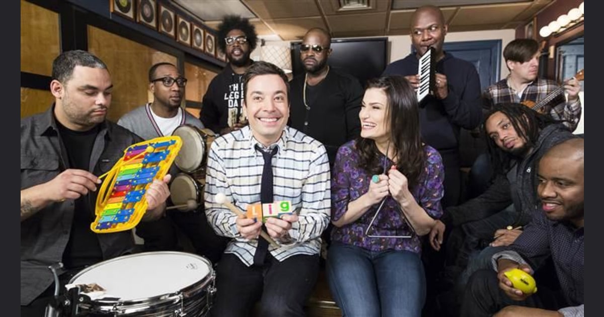 Taylor fallon jimmy surprise performance exclaim swift Jimmy Fallon's 1-year 'Tonight Show' anniversary: His best celeb videos