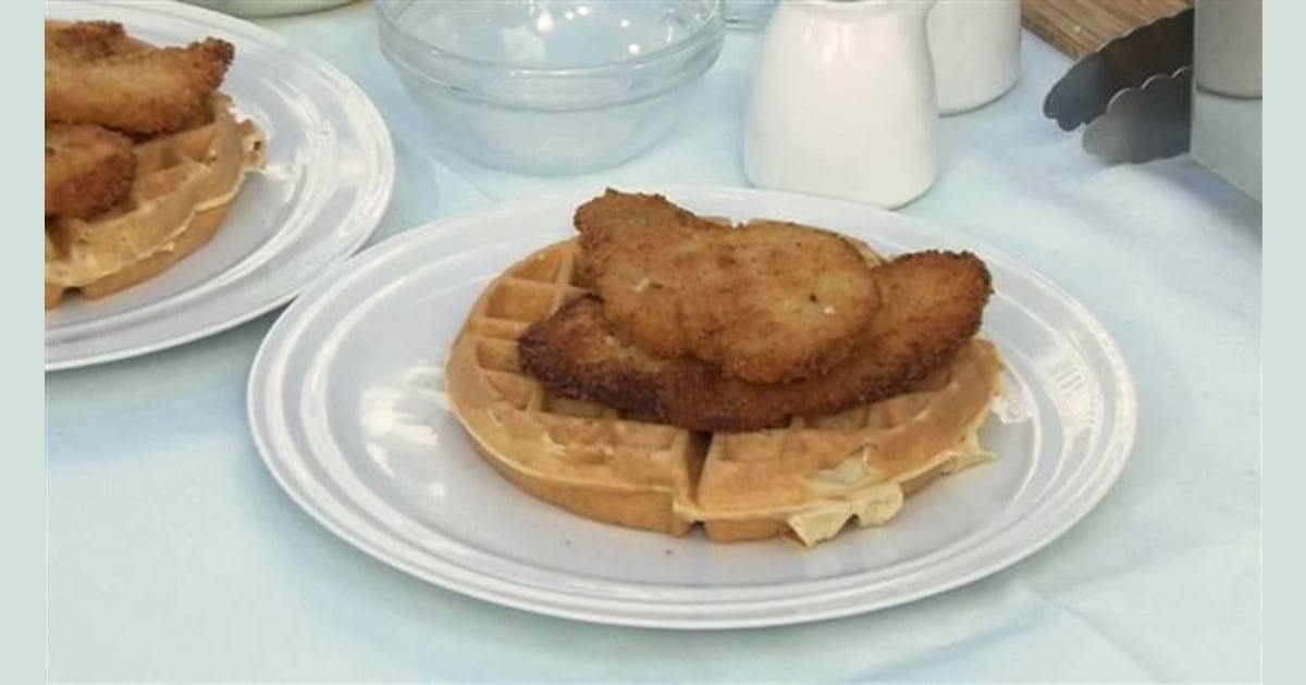 Paula Deen shares her quick chicken and waffles recipe