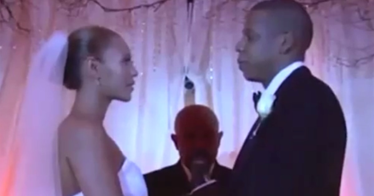 Jay Z shares rare look inside wedding to Beyoncé in Instagram video