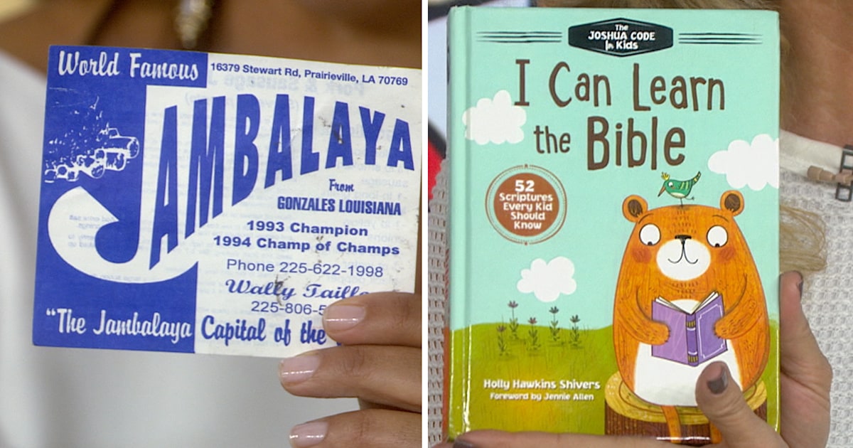 Favorite Things! Bible book for kids, jambalaya recipe